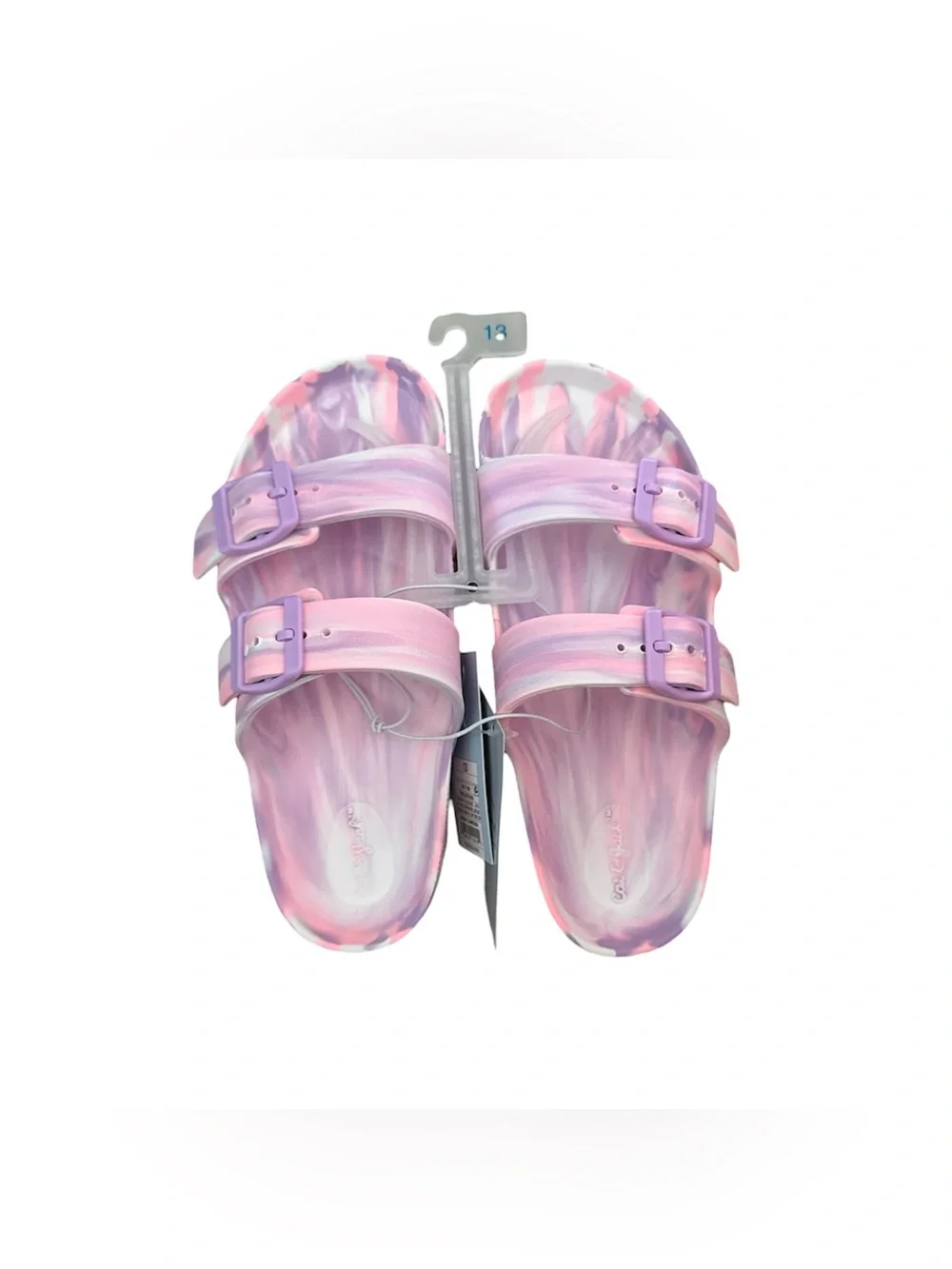 Cat & Jack Kids Noa Slide Sandal Sz 13 Girls